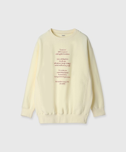 CREDONA(クレドナ)の「【THE C】 POINT SWEATSHIRTS/ポイントスウェット(スウェット・レディース・グレー/チャコールグレー/イエロー・FREE)」の18枚目の写真