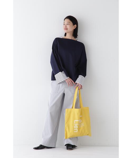 human woman(ヒューマンウーマン)の「【3サイズ展開】◆コードストレッチベイカーセミワイドパンツ(その他パンツ・レディース・ダークインディゴブルー/ネイビー/イエロー系その他4・LARGE/MEDIUM/SMALL/X-SMALL)」の22枚目の写真
