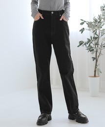 ワイド ストレート デニム パンツ