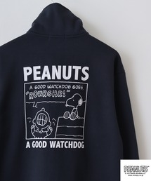PEANUTS | PEANUTS裏起毛ハーフジップトレーナー(スウェット)