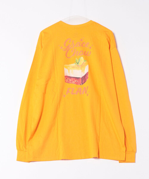 ARCHIVER(アーカイバ)の「【RS】【GRACE CHOW FLAN】 L/S プリントTシャツ(Tシャツ/カットソー・レディース・グリーン/オレンジ・X-LARGE/LARGE)」の4枚目の写真