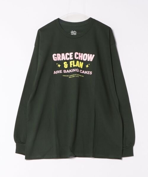 ARCHIVER(アーカイバ)の「【RS】【GRACE CHOW FLAN】 L/S プリントTシャツ(Tシャツ/カットソー・レディース・グリーン/オレンジ・X-LARGE/LARGE)」の12枚目の写真