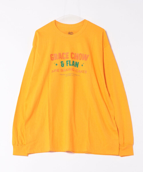ARCHIVER(アーカイバ)の「【RS】【GRACE CHOW FLAN】 L/S プリントTシャツ(Tシャツ/カットソー・レディース・グリーン/オレンジ・X-LARGE/LARGE)」の13枚目の写真