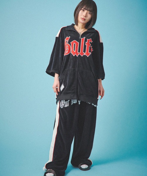 GALFY ウエッサイ成金SETUP ブラック GALFY/ガルフィー ウェッサイ成金SETUP SS(MENS)｜ファッション