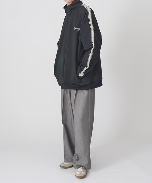 THRASHER（スラッシャー）の「【THRASHER】トラックデザイン サイドライン ハーフジッププルオーバー 017330（その他トップス・メンズ・ホワイト/ブラック/ベージュ・LL/L/M）」の9枚目の写真