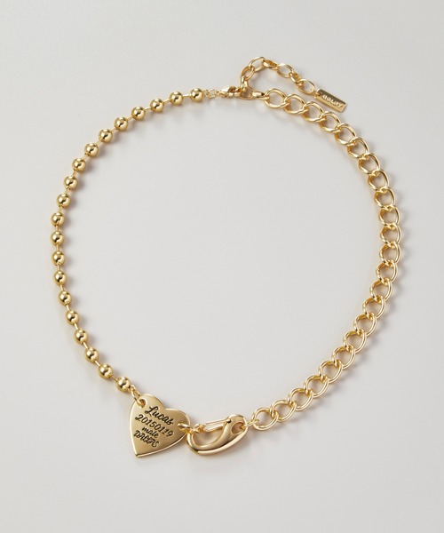 GOLDY（ゴールディ）の「ルーカス ハート ID プレート ネックレス（ネックレス・レディース・ゴールド/シルバー×ゴールド/シルバー・FREE）」の5枚目の写真