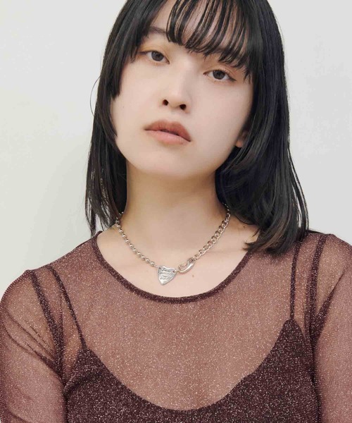 GOLDY（ゴールディ）の「ルーカス ハート ID プレート ネックレス（ネックレス・レディース・ゴールド/シルバー×ゴールド/シルバー・FREE）」の15枚目の写真