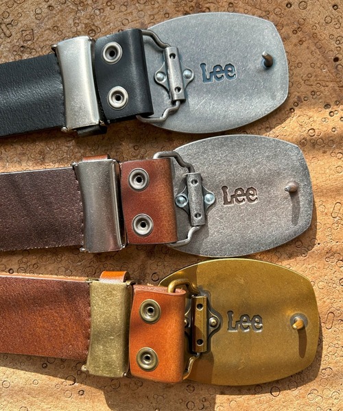 セール】Lee/リー 40mm トップバックル レザーベルト/ライダース