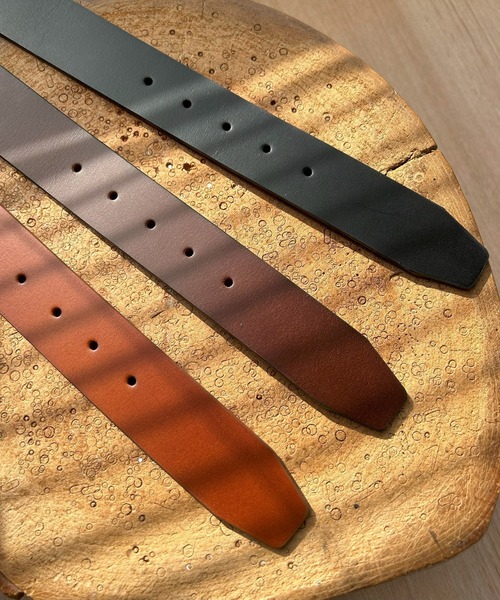 Lee(リー)の「Lee/リー 40mm トップバックル レザーベルト/ライダース(ベルト・メンズ・ダークブラウン/ブラウン/ブラック・FREE)」の6枚目の写真