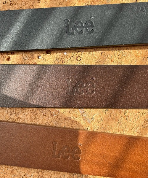 Lee(リー)の「Lee/リー 40mm トップバックル レザーベルト/ライダース(ベルト・メンズ・ダークブラウン/ブラウン/ブラック・FREE)」の7枚目の写真