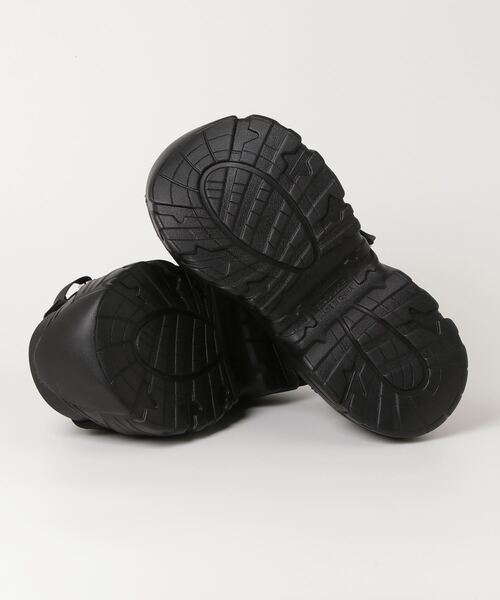 YOSUKE（ヨースケ）の「ヨースケYOSUKE メンズ厚底トゥカバーボリューミーソールナイロンベルクロサンダル 4468037（サンダル・メンズ・ブラック/グリーン・26.0cm/27.0cm）」の4枚目の写真