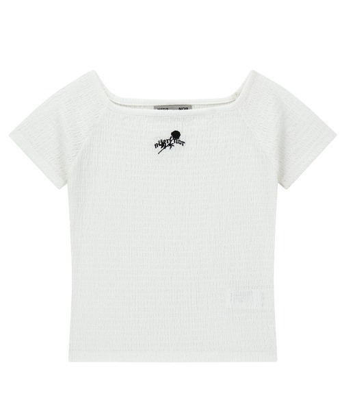 A'GEM/9 × .kom 『NIIER NOR/ニーアノア』 WRINKLE OFF SHOULDER