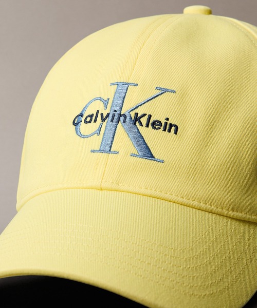 Calvin Klein（カルバン・クライン）の「キャップ - MONOLOGO モノグラムロゴベースボールキャップ（キャップ・メンズ・ブルー系その他/グリーン系その他/ホワイト/ブラック/ネイビー/イエロー系その他/ブルー系その他2/レッド系その他/ダークグリーン/ライトブルー/ブラウン/ベージュ・FREE）」の14枚目の写真