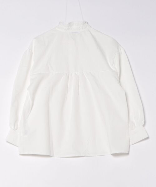 BLANC FICELLE(ブランフィセル)の「長袖 デザインシャツ(シャツ/ブラウス・レディース・ホワイト/カーキ・L/S/M)」の3枚目の写真