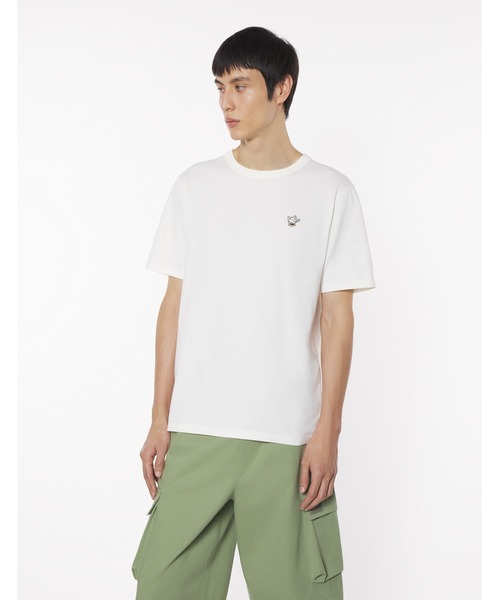 Maison Kitsune（メゾンキツネ）の「BARISTA FOX PATCH RELAX TEE-SHIRT（Tシャツ/カットソー・メンズ・クリーム/セージグリーン/ブラック/イエロー系その他・L/M/S/XS/XL）」の8枚目の写真