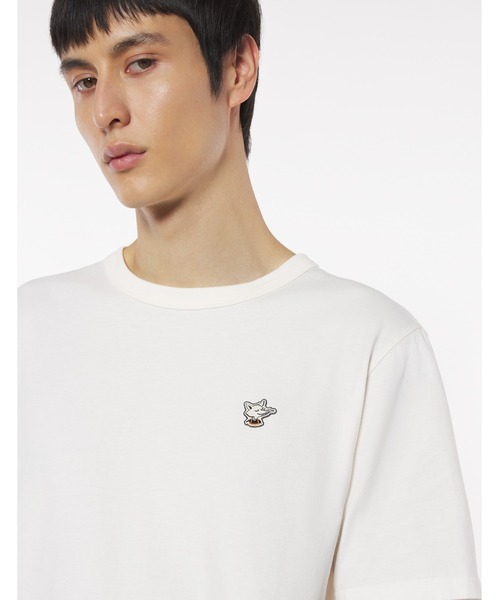 Maison Kitsune（メゾンキツネ）の「BARISTA FOX PATCH RELAX TEE-SHIRT（Tシャツ/カットソー・メンズ・クリーム/セージグリーン/ブラック/イエロー系その他・L/M/S/XS/XL）」の7枚目の写真