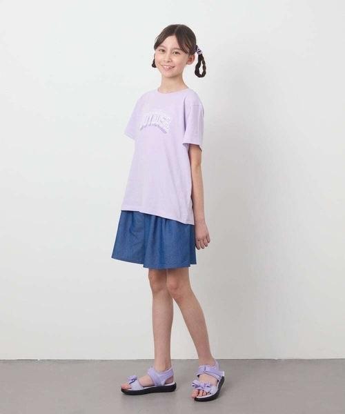 a.v.v（アーヴェヴェ）の「[140-150]ワンタックキュロット（その他パンツ・キッズ・ブルー/ブラック・140/150）」の17枚目の写真