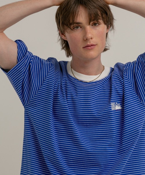 FIRST DOWN(ファーストダウン)の「ショートスリーブ Tシャツ コットンジャージ #4(Tシャツ/カットソー・メンズ・レッド/ホワイト/ブルー・XL/M/L)」の2枚目の写真