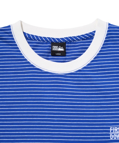 FIRST DOWN(ファーストダウン)の「ショートスリーブ Tシャツ コットンジャージ #4(Tシャツ/カットソー・メンズ・レッド/ホワイト/ブルー・XL/M/L)」の5枚目の写真