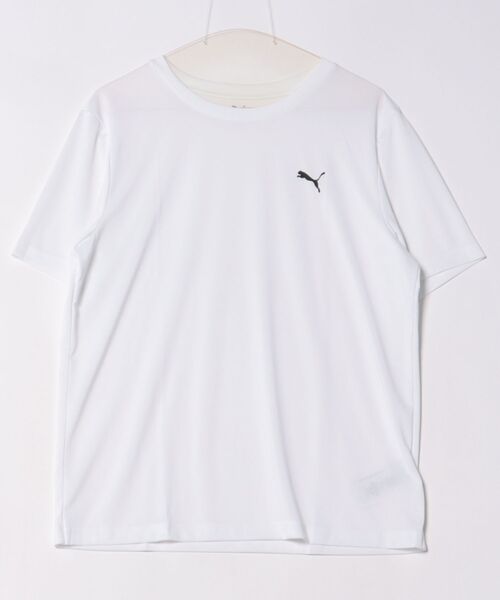 PUMA(プーマ)の「《PUMA》ESS スモール プーマロゴ ポリ Tシャツ(Tシャツ/カットソー・メンズ・ネイビー/ブラック/ライトグレー/ホワイト・S/M/L/XL/XXL)」の2枚目の写真