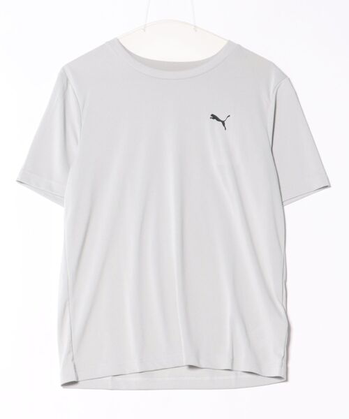 PUMA(プーマ)の「《PUMA》ESS スモール プーマロゴ ポリ Tシャツ(Tシャツ/カットソー・メンズ・ネイビー/ブラック/ライトグレー/ホワイト・S/M/L/XL/XXL)」の3枚目の写真