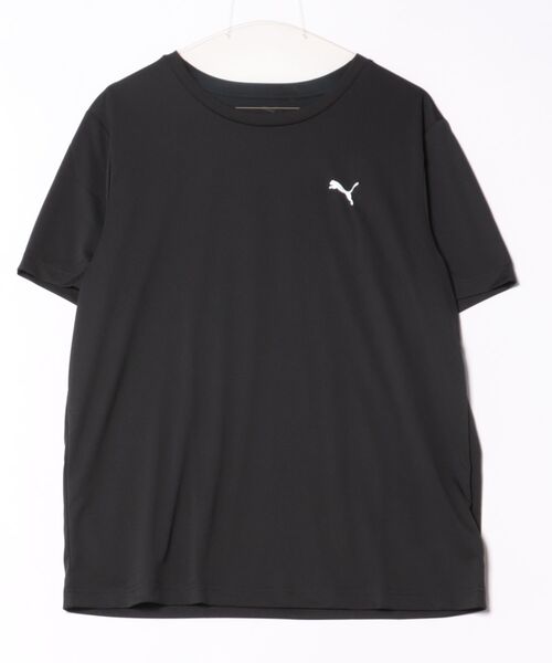 PUMA(プーマ)の「《PUMA》ESS スモール プーマロゴ ポリ Tシャツ(Tシャツ/カットソー・メンズ・ネイビー/ブラック/ライトグレー/ホワイト・S/M/L/XL/XXL)」の1枚目の写真