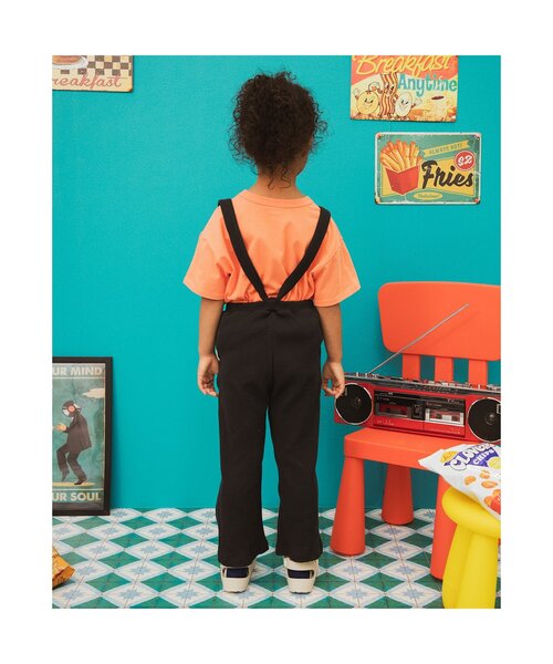 BREEZE（ブリーズ）の「【リンク】ワッフルサス付き長パンツ（その他パンツ・キッズ・オレンジ/ブラック/エメラルド・80/90/100/110/120/130）」の5枚目の写真