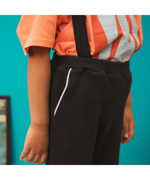 BREEZE（ブリーズ）の「【リンク】ワッフルサス付き長パンツ（その他パンツ・キッズ・オレンジ/ブラック/エメラルド・80/90/100/110/120/130）」の12枚目の写真