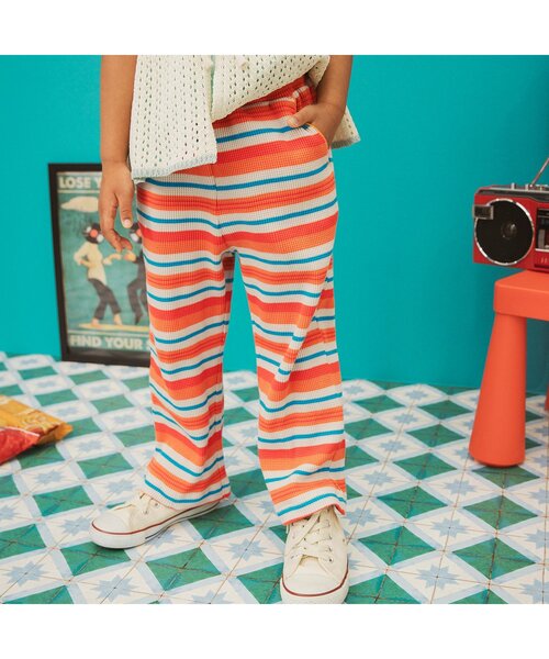 BREEZE（ブリーズ）の「【リンク】ワッフルサス付き長パンツ（その他パンツ・キッズ・オレンジ/ブラック/エメラルド・80/90/100/110/120/130）」の11枚目の写真