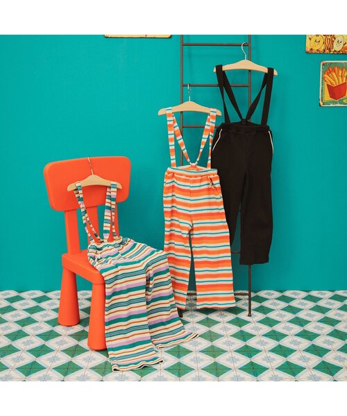 BREEZE（ブリーズ）の「【リンク】ワッフルサス付き長パンツ（その他パンツ・キッズ・オレンジ/ブラック/エメラルド・80/90/100/110/120/130）」の15枚目の写真