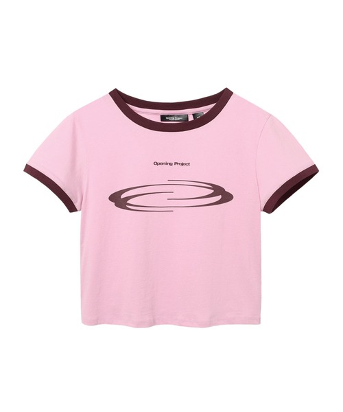 Opening Project／クロップドリンガーショートスリーブT（T