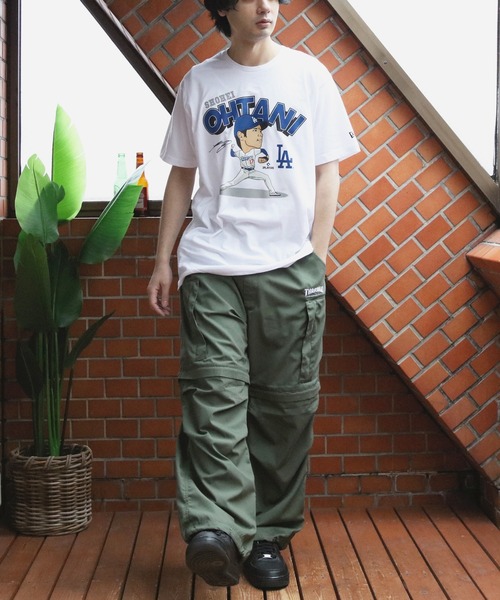 NEW ERA(ニューエラ)の「NEW ERA 大谷Tシャツ(Tシャツ/カットソー・メンズ・ブラック/ホワイト/ブルー・X-LARGE/XX-LARGE/MEDIUM/LARGE)」の4枚目の写真
