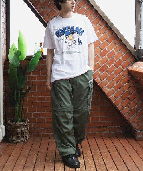 NEW ERA(ニューエラ)の「NEW ERA 大谷Tシャツ(Tシャツ/カットソー・メンズ・ブラック/ホワイト/ブルー・X-LARGE/XX-LARGE/MEDIUM/LARGE)」の5枚目の写真