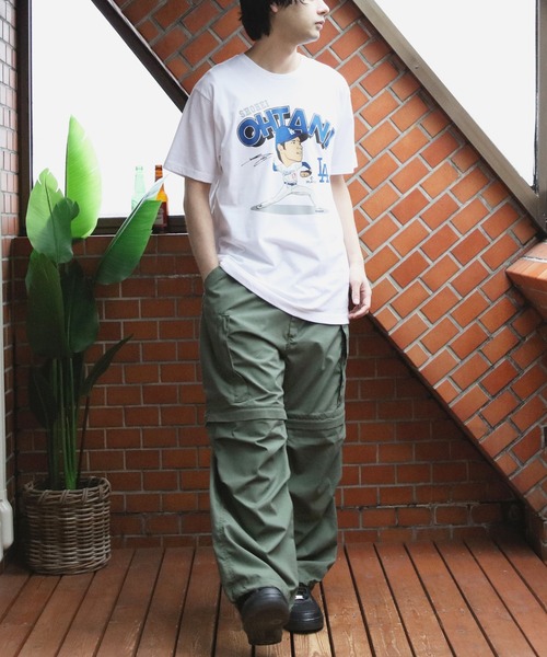 NEW ERA(ニューエラ)の「NEW ERA 大谷Tシャツ(Tシャツ/カットソー・メンズ・ブラック/ホワイト/ブルー・X-LARGE/XX-LARGE/MEDIUM/LARGE)」の8枚目の写真