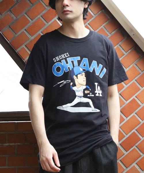 NEW ERA(ニューエラ)の「NEW ERA 大谷Tシャツ(Tシャツ/カットソー・メンズ・ブラック/ホワイト/ブルー・X-LARGE/XX-LARGE/MEDIUM/LARGE)」の9枚目の写真