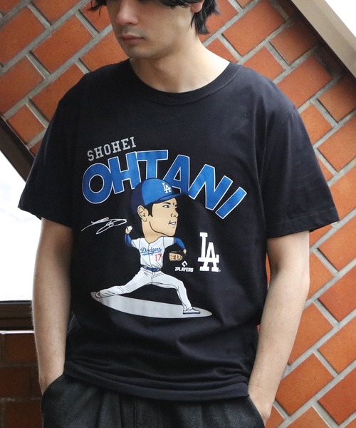 NEW ERA(ニューエラ)の「NEW ERA 大谷Tシャツ(Tシャツ/カットソー・メンズ・ブラック/ホワイト/ブルー・X-LARGE/XX-LARGE/MEDIUM/LARGE)」の10枚目の写真