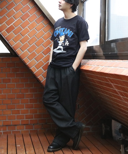 NEW ERA(ニューエラ)の「NEW ERA 大谷Tシャツ(Tシャツ/カットソー・メンズ・ブラック/ホワイト/ブルー・X-LARGE/XX-LARGE/MEDIUM/LARGE)」の12枚目の写真
