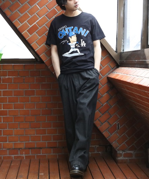 NEW ERA(ニューエラ)の「NEW ERA 大谷Tシャツ(Tシャツ/カットソー・メンズ・ブラック/ホワイト/ブルー・X-LARGE/XX-LARGE/MEDIUM/LARGE)」の13枚目の写真
