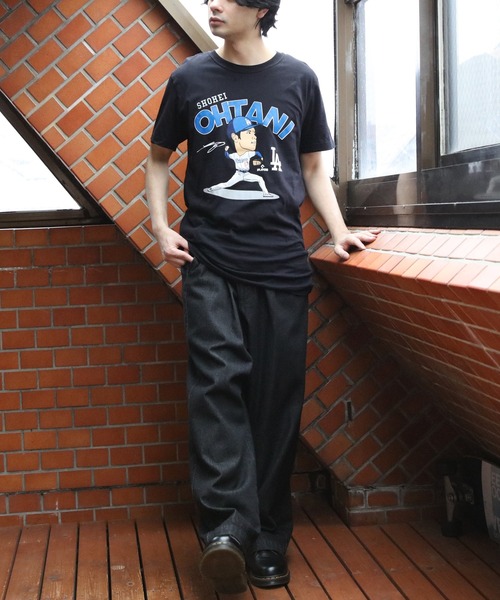 NEW ERA(ニューエラ)の「NEW ERA 大谷Tシャツ(Tシャツ/カットソー・メンズ・ブラック/ホワイト/ブルー・X-LARGE/XX-LARGE/MEDIUM/LARGE)」の16枚目の写真
