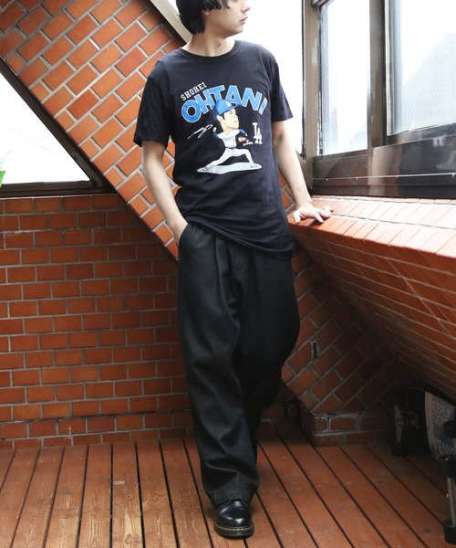NEW ERA(ニューエラ)の「NEW ERA 大谷Tシャツ(Tシャツ/カットソー・メンズ・ブラック/ホワイト/ブルー・X-LARGE/XX-LARGE/MEDIUM/LARGE)」の17枚目の写真