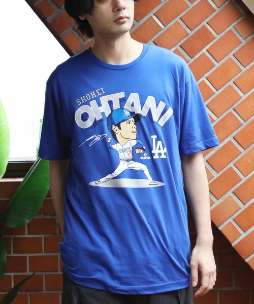 NEW ERA(ニューエラ)の「NEW ERA 大谷Tシャツ(Tシャツ/カットソー・メンズ・ブラック/ホワイト/ブルー・X-LARGE/XX-LARGE/MEDIUM/LARGE)」の18枚目の写真