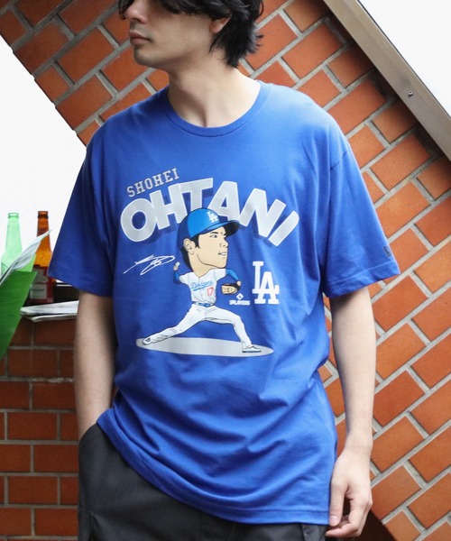 NEW ERA(ニューエラ)の「NEW ERA 大谷Tシャツ(Tシャツ/カットソー・メンズ・ブラック/ホワイト/ブルー・X-LARGE/XX-LARGE/MEDIUM/LARGE)」の19枚目の写真