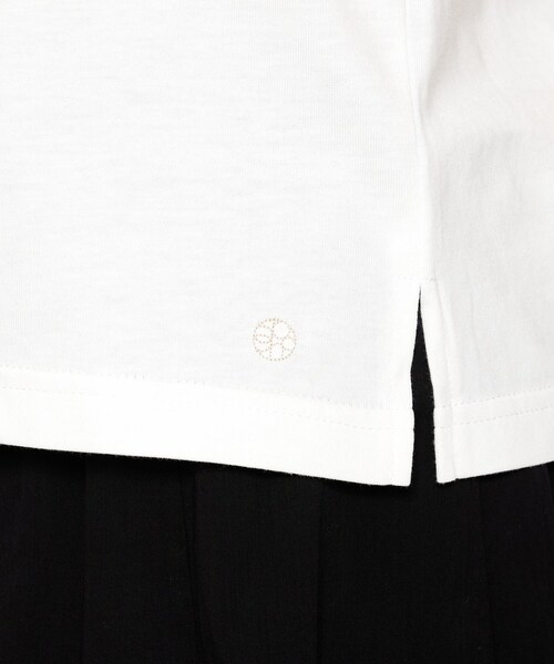 cloenc（クロエンス）の「【マシンウォッシュ】スリムTシャツ（Tシャツ/カットソー・レディース・ブラック/ホワイト/ピンク/ブラウン系その他・02）」の14枚目の写真