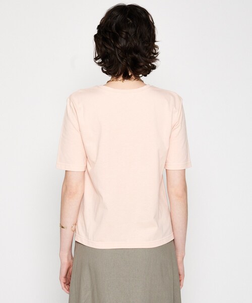 cloenc（クロエンス）の「【マシンウォッシュ】スリムTシャツ（Tシャツ/カットソー・レディース・ブラック/ホワイト/ピンク/ブラウン系その他・02）」の17枚目の写真