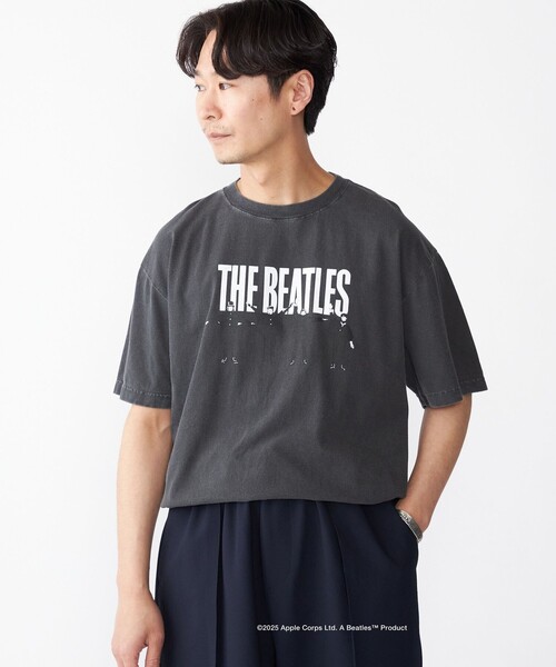 SHIPS(シップス)の「SHIPS: THE BEATLES フォトグラフィック Tシャツ(Tシャツ/カットソー・メンズ・ダークグレー/ホワイト/ホワイト系その他/ブラック・MEDIUM/LARGE/SMALL/X-LARGE)」の3枚目の写真