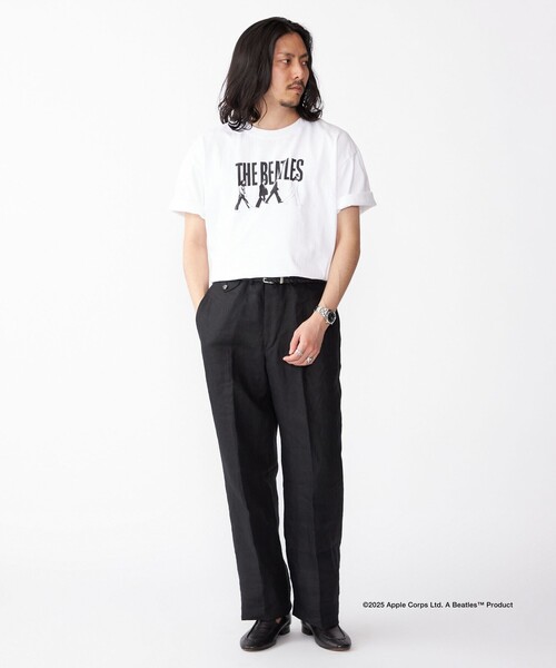 SHIPS(シップス)の「SHIPS: THE BEATLES フォトグラフィック Tシャツ(Tシャツ/カットソー・メンズ・ダークグレー/ホワイト/ホワイト系その他/ブラック・MEDIUM/LARGE/SMALL/X-LARGE)」の5枚目の写真
