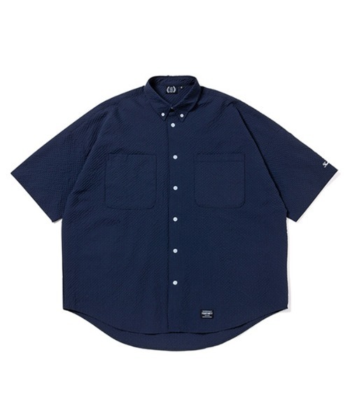 430（フォーサーティ）の「mhs2377- S-S GG CHECK BIG SHIRT チェックBIGシャツ（シャツ/ブラウス・メンズ・ブラック/ネイビー/カーキ/グレー/ベージュ・0/1/2/3）」の5枚目の写真