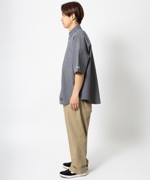 430（フォーサーティ）の「mhs2377- S-S GG CHECK BIG SHIRT チェックBIGシャツ（シャツ/ブラウス・メンズ・ブラック/ネイビー/カーキ/グレー/ベージュ・0/1/2/3）」の10枚目の写真