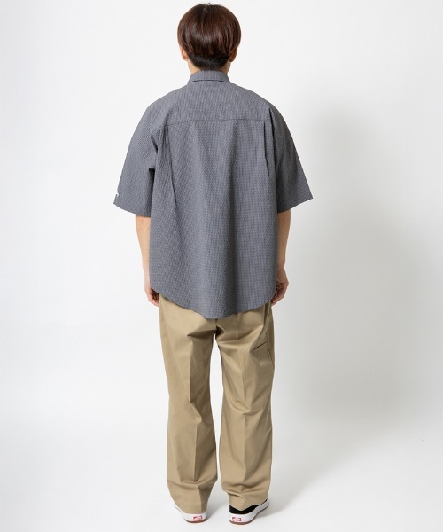 430（フォーサーティ）の「mhs2377- S-S GG CHECK BIG SHIRT チェックBIGシャツ（シャツ/ブラウス・メンズ・ブラック/ネイビー/カーキ/グレー/ベージュ・0/1/2/3）」の11枚目の写真