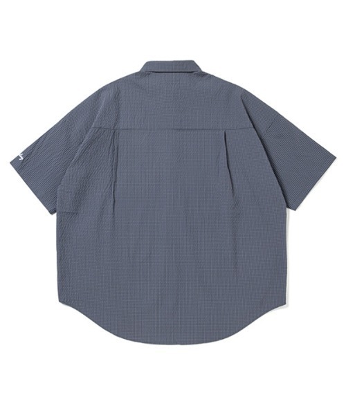 430（フォーサーティ）の「mhs2377- S-S GG CHECK BIG SHIRT チェックBIGシャツ（シャツ/ブラウス・メンズ・ブラック/ネイビー/カーキ/グレー/ベージュ・0/1/2/3）」の15枚目の写真